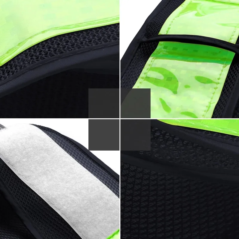 

Universal One Size Unisex High Visibility Reflective Safety Vest V Shape Waistcoat Protective Clothing Traffic Cycling Work wear