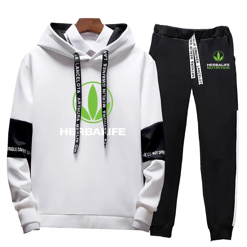 2021 весенние мужские модные толстовки Herbalife Nutrition спортивные штаны удобные