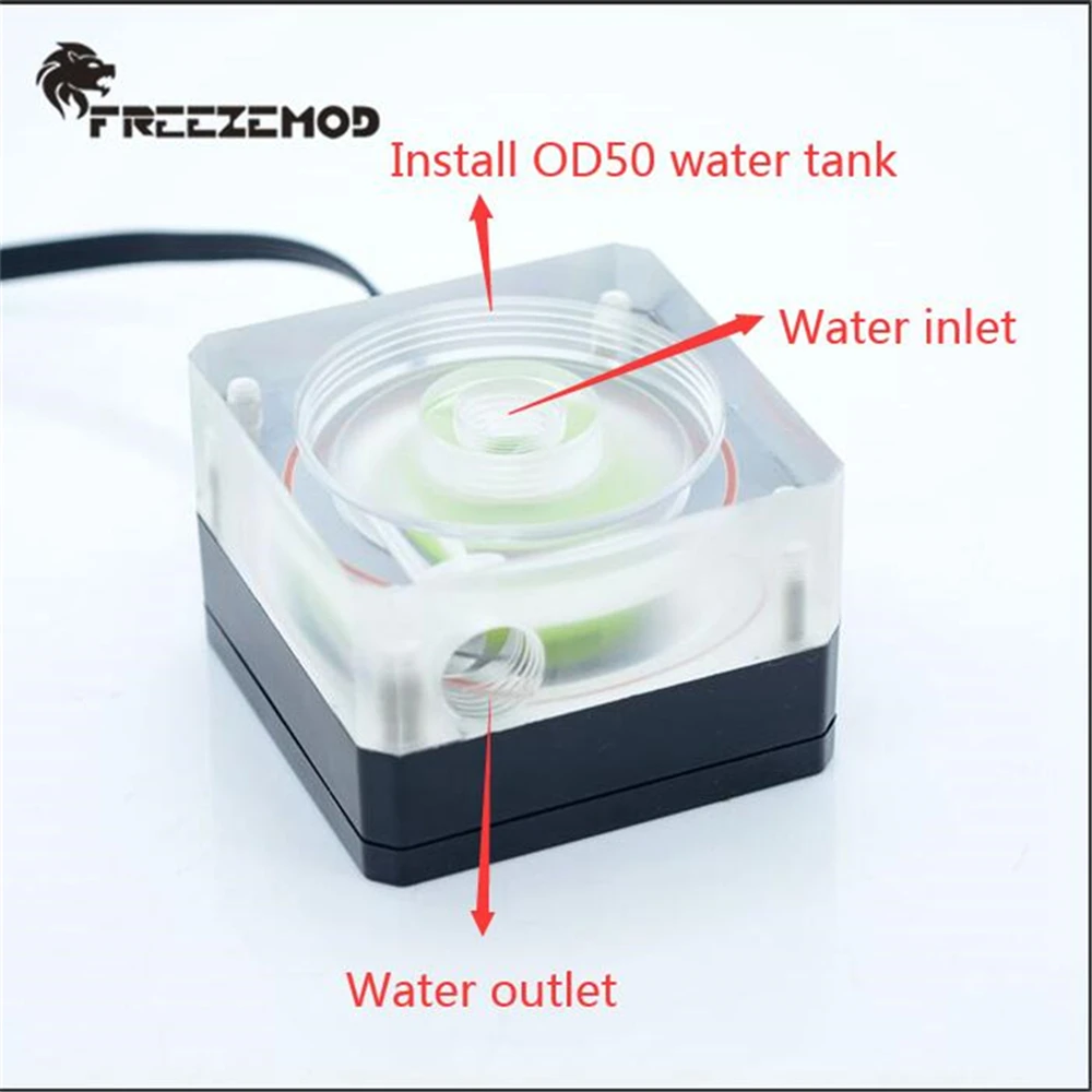 FREEZEMOD PUB SZM6 водяной насос для охладителя воды ультра тонкий PWM Скорость Управление