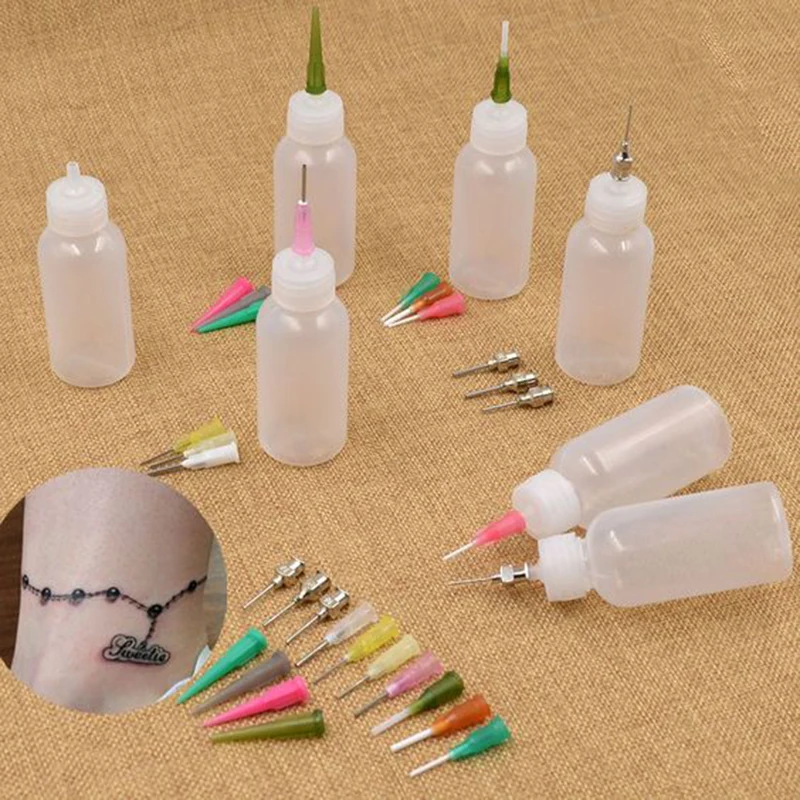 30 мл бутылка 6 стилей Краски ing мехенди комплект хны для нанесения паяльной пасты
