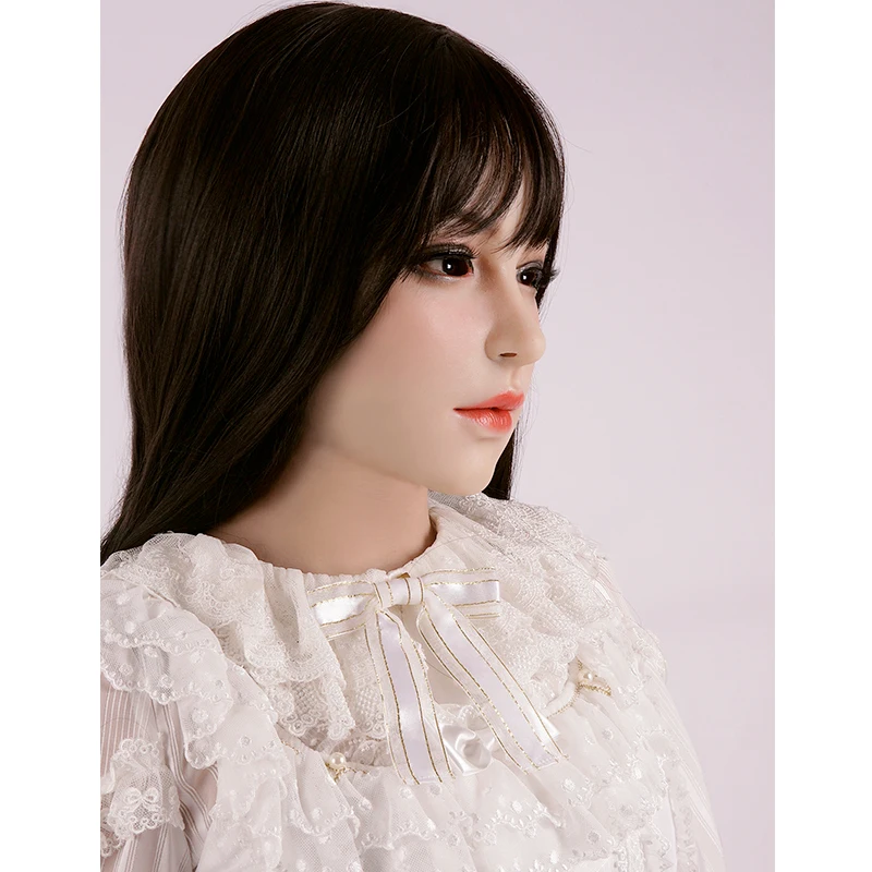 (M10) силиконовая Мягкая Реалистичная Женская полноголовая кигуруми Трансвестит