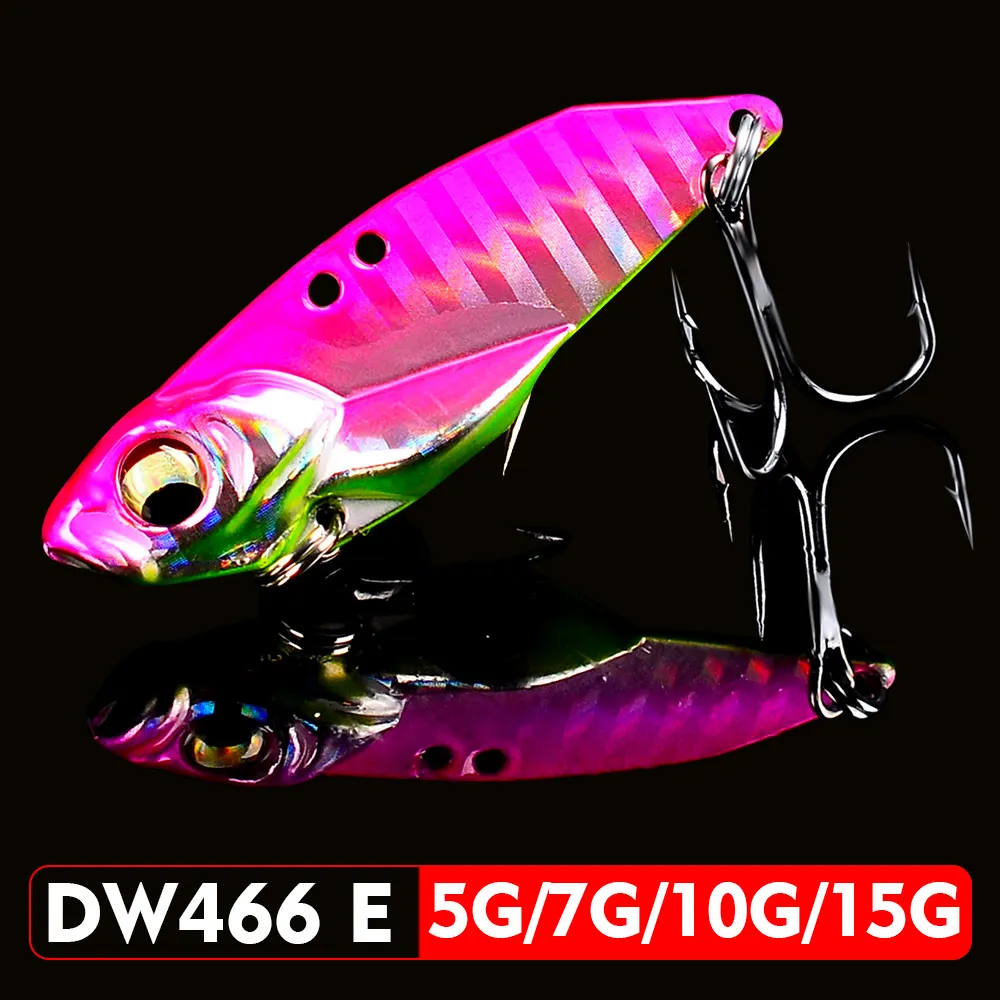1 шт., металлическая Приманка VIB Blade, 5 г, 7 г, 10 г, 15 г, 3D глаза, карандаш, ложка, Спиннер, балансир, жесткая приманка для рыбалки, рыболовные снасти с крюком