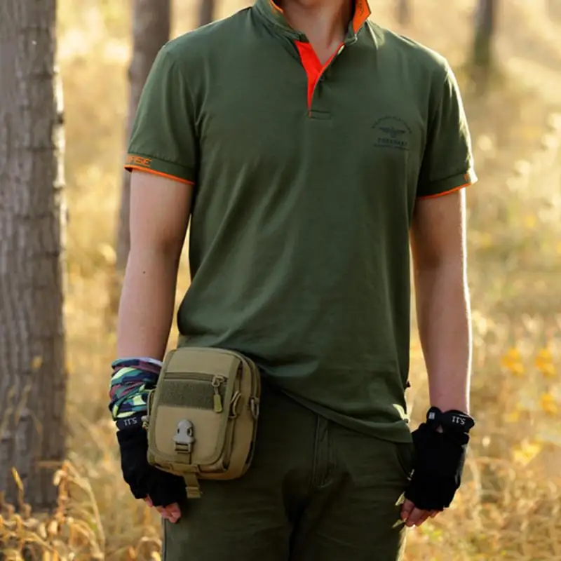 

Tactical Bag Shulder Bag Molle Hunting Pouch Camping Waterproof Mobile Pocket Running Outdoor Small Bag Outdoor Equipment
