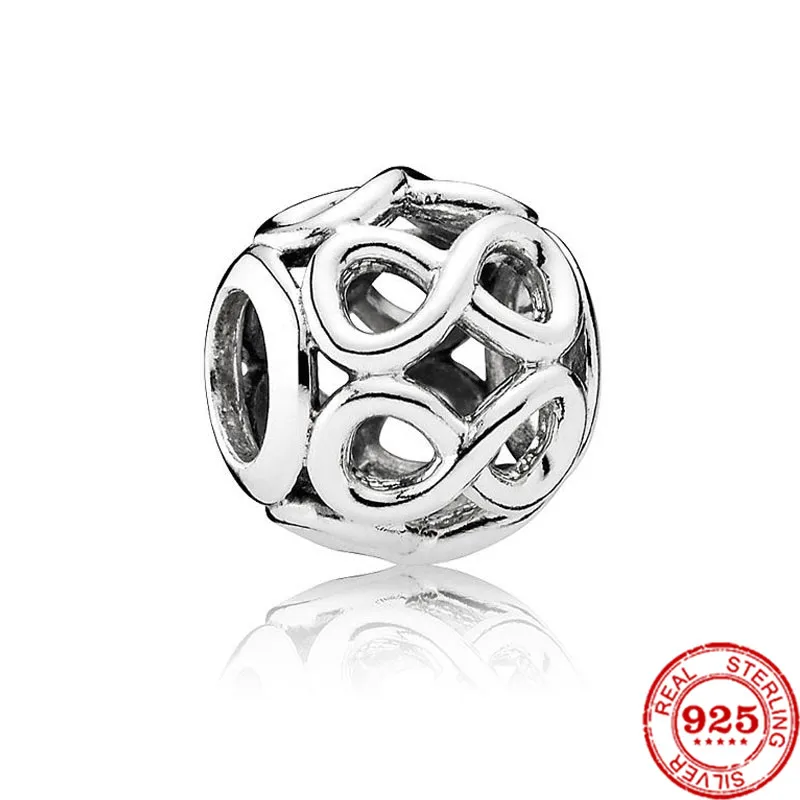 Новые Серебряные Круглые бусины пчела лист сердце я люблю вас подходит Pandora