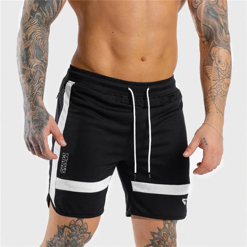

New Breathability Loose Sports Shorts Man Gyms Fitness Knee Length Sweatpants Male Jogger Workout Brand Running Shorts