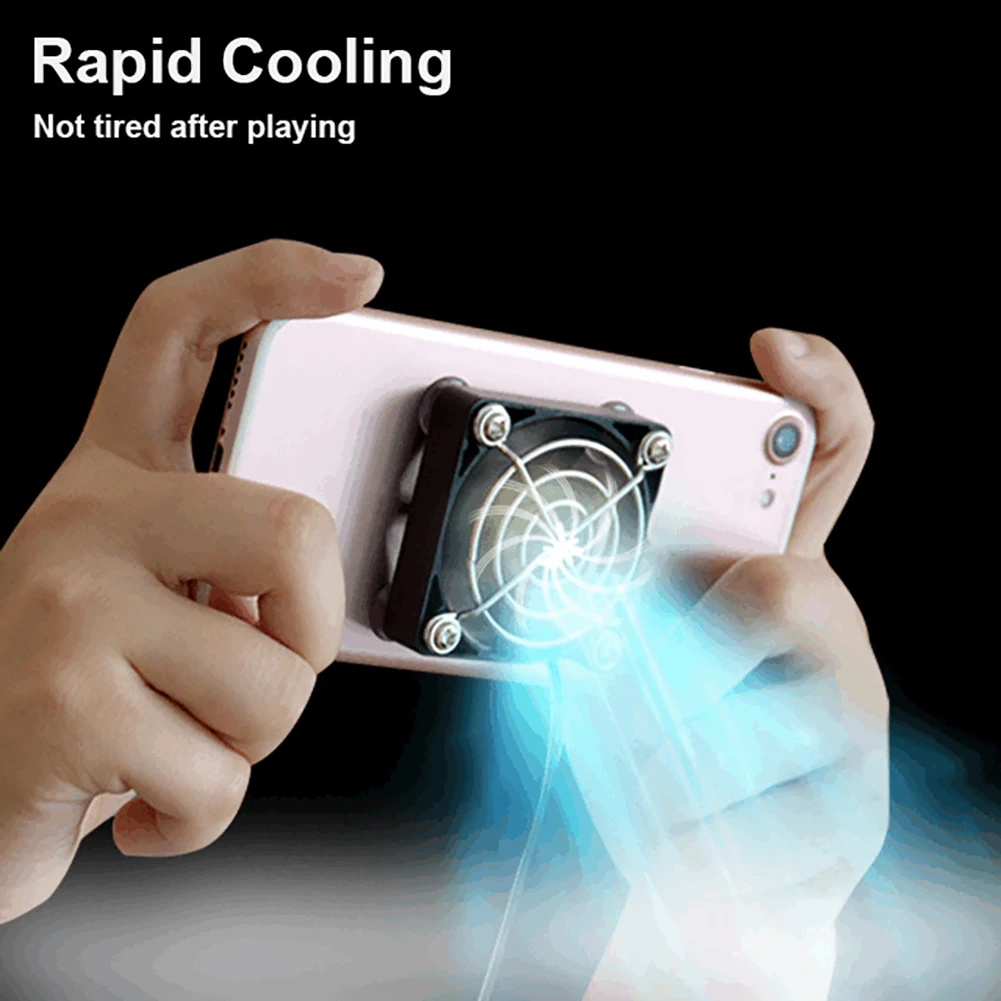 Phone Radiator Gaming Universal Cooler Adjustable Portable Fan Holder Heat Sink for iPhone Samsung Huawei | Электроника