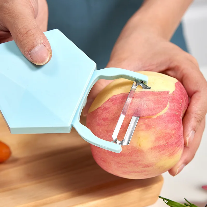 

Creative Folding Peeling Knife Multi-purpose Kitchen Can Store Cucumber Potato Fruit Peeler Fruit Peeler Source Kitchen Gadget