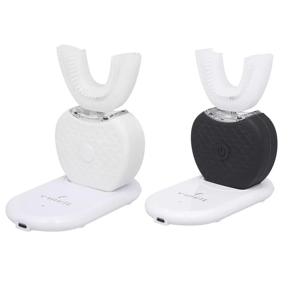 360 u образная умная сменная щетка автоматический ультразвуковой силиконовый