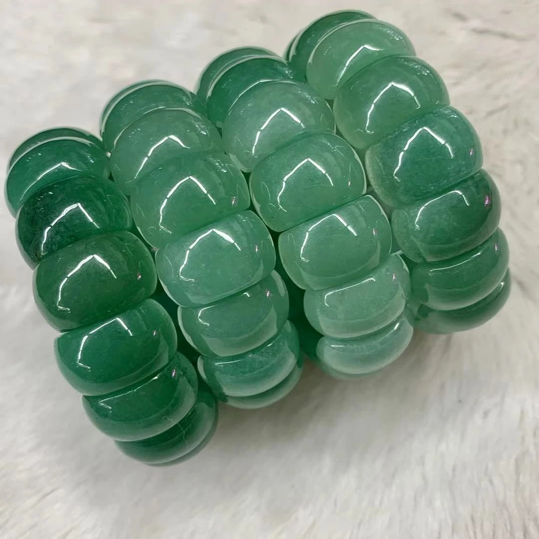 Зеленый авантюрин Бусины из нефрита женский браслет для подарка оптом! |
