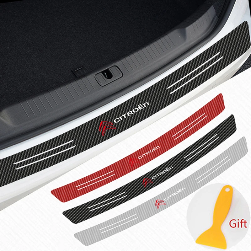 Стайлинг автомобиля 3D углеродное волокно Защитная Наклейка для багажника