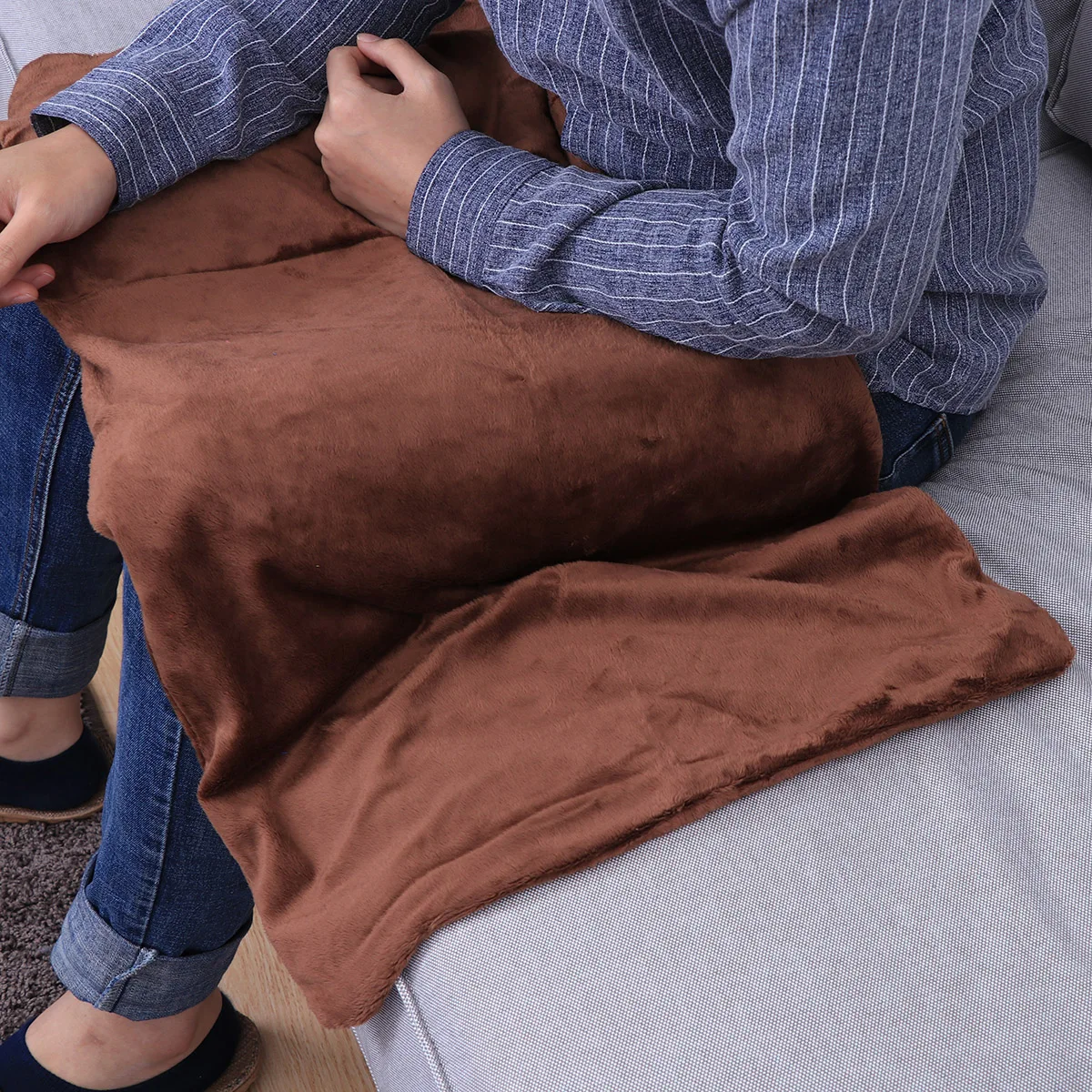Electric Blanket Heater Shawl USB Warmer Heating Pad Fever Kneepad Low Pressure Household Warm-Up | Дом и сад