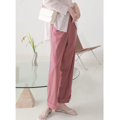 

2019 new ladies cotton leggings casual loose trousers gray