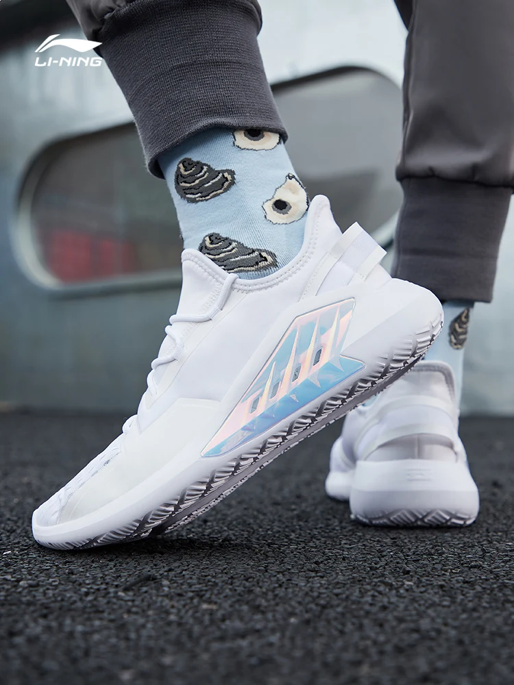 Мужские кроссовки для бега Li-Ning AGLP057 дышащая сетчатая светильник Кая спортивная