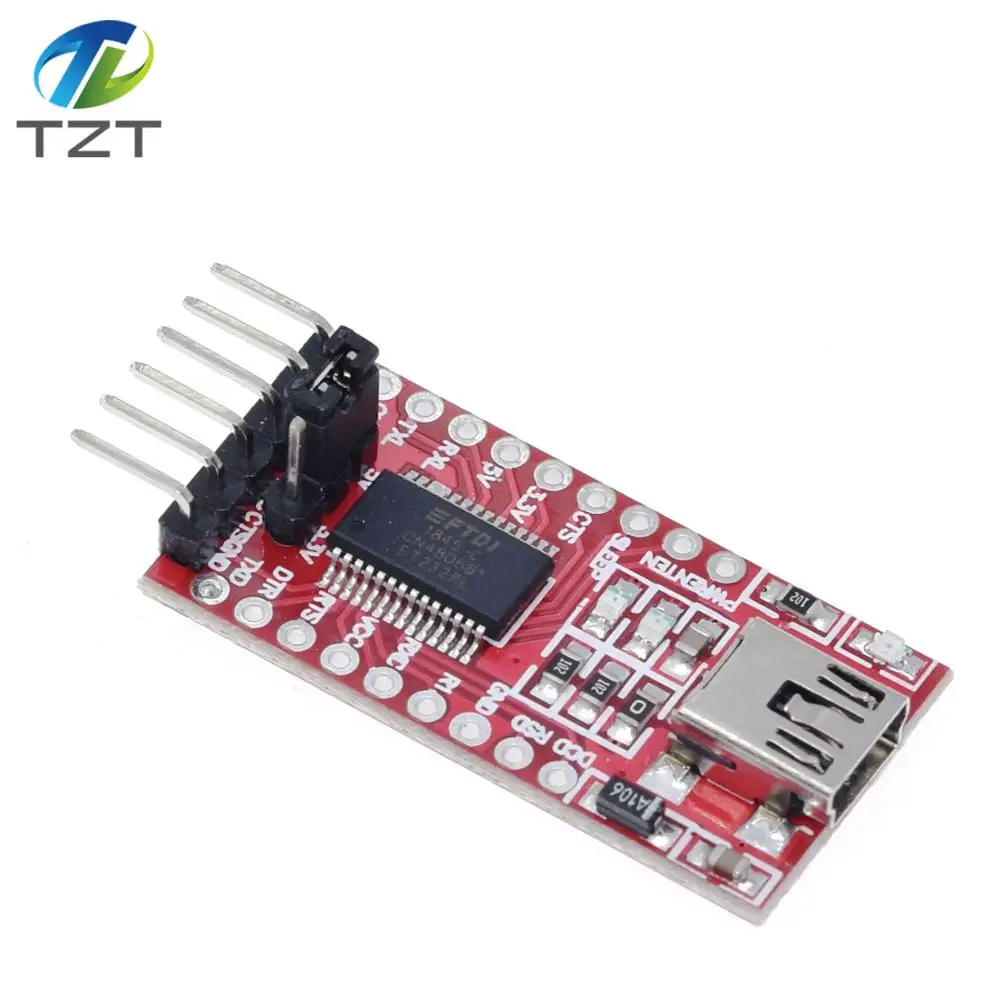 1 шт. FT232RL FT232 FTDI USB 3,3 В 5,5 В к ttl Серийный адаптер Модуль Mini Порты и разъёмы скачать кабель для Arduino Mini Порты и разъёмы