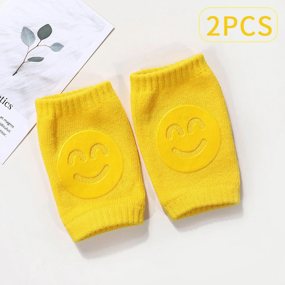 

Kids Non Slip Crawling Elbow Infants Toddlers Baby Accessories Smile Knee Pads Protector Safety Kneepad Leg Warmer Girls Boys