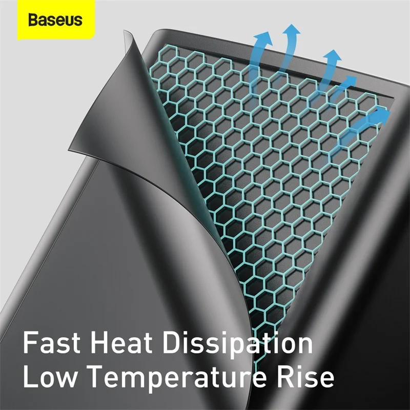 

Baseus 65W GaN Charger Dual Port QC 3.0 PD3.0 Quick Laptop Charger Fast Charger For iPhone Xiaomi Type C PD USB Charger