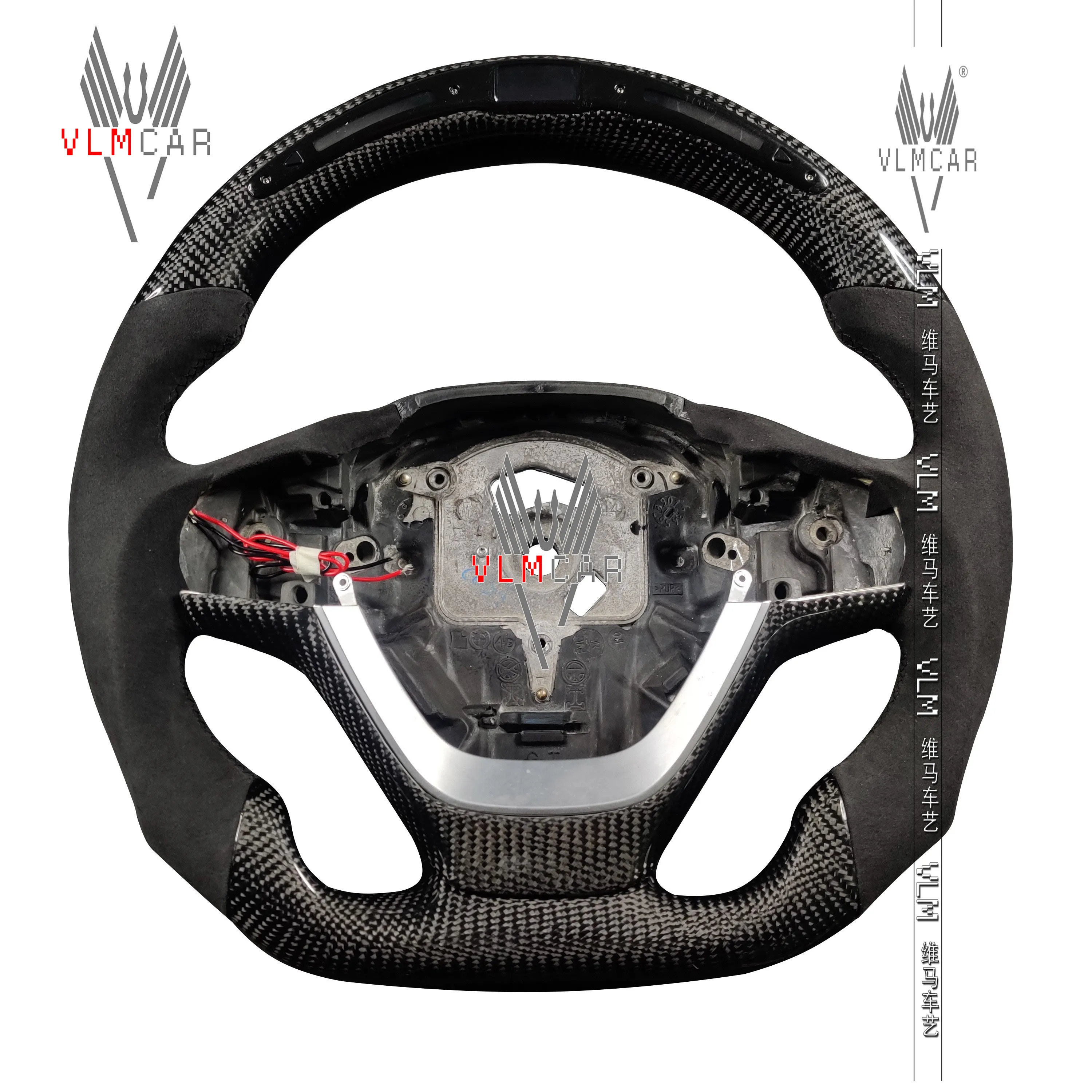 

VLMCAR Private Custom Carbon Fiber Steering Wheel For BMW F25 X3 Car Accessories Led Display Flat Bottom