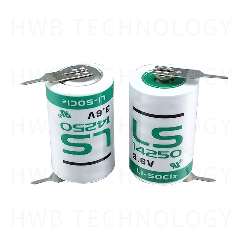 20pcs New Original SAFT LS14250 14250 3.6V 1250mAh LiSOCL2 PLC battery with two pin Free Shipping | Электроника