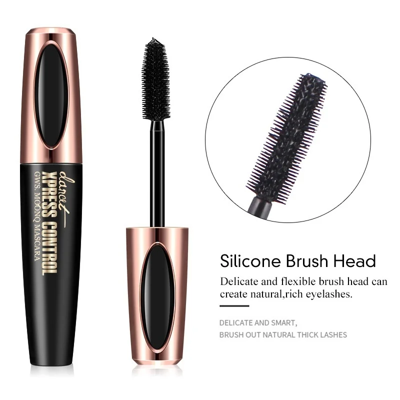 

New 4D Silk Fiber Lash Mascara Waterproof Rimel 3d Mascara For Eyelash Extension Black Thick Lengthening Eye Lashes Cosmetics