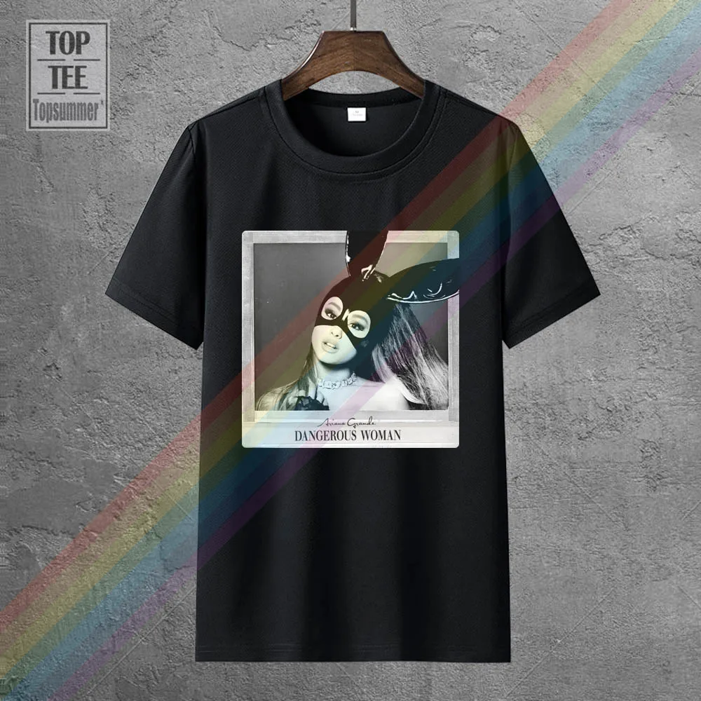 

Ariana Grande Dangerous Women/Mens T Shirt New Top Tees Style Fashion Women White T Shirts Cotton Streetwear