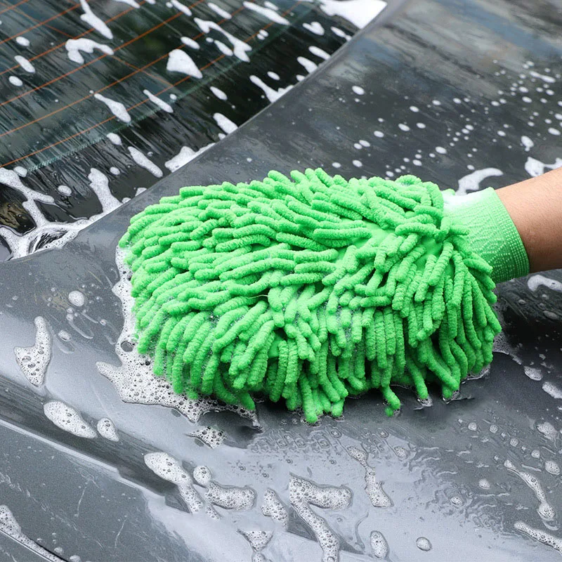 

Car Thickened Double-Sided Car Cleaning Gloves Cloth Coral Car Wash Gloves Cleaning Supplies Car Wash Shop Tools