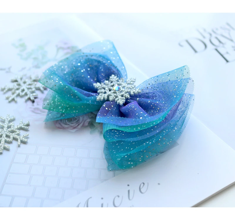 Детский зажим для волос с героями мультфильмов Disney аксессуары бантом Холодное