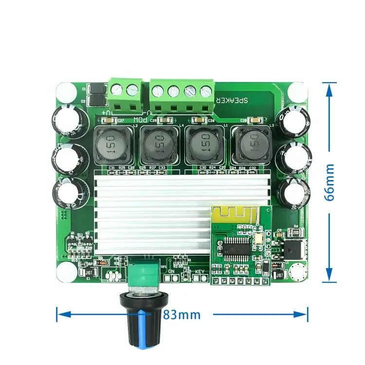 Цифровой усилитель мощности TPA3116 PBTL 100 Вт стерео класса D Bluetooth 5 0 Плата усилителя
