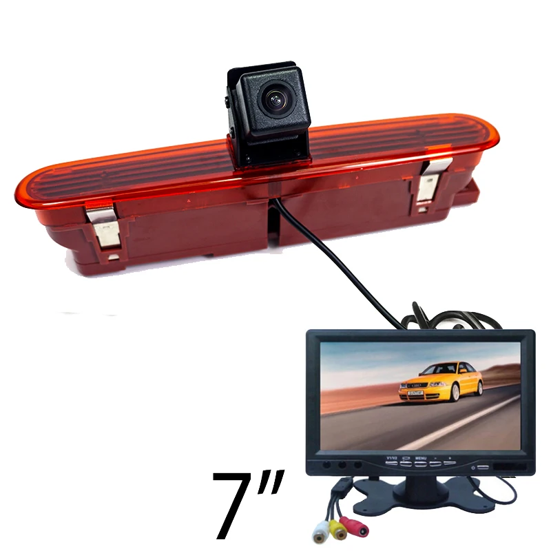 Цена CCD автомобильный стоп-сигнал резервная камера для OPEL Combo 2001-2018, для Fiat Doblo 2010-2018 парковочная камера заднего вида комплект монитора для автомоб...