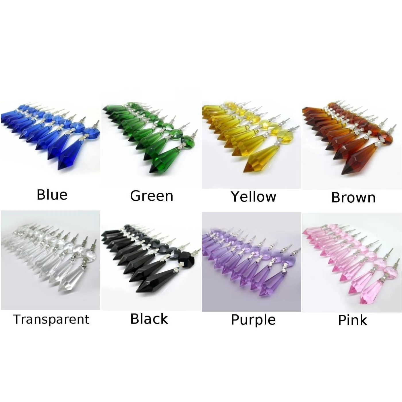 10 шт. креативная Хрустальная подвесная декоративная лампа Потолочная занавеска