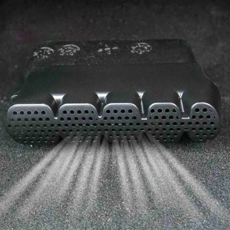 

2 Pcs Car Air Conditioner Cover & 3 Pcs Interior Steering Wheel Protection Trim Sticker