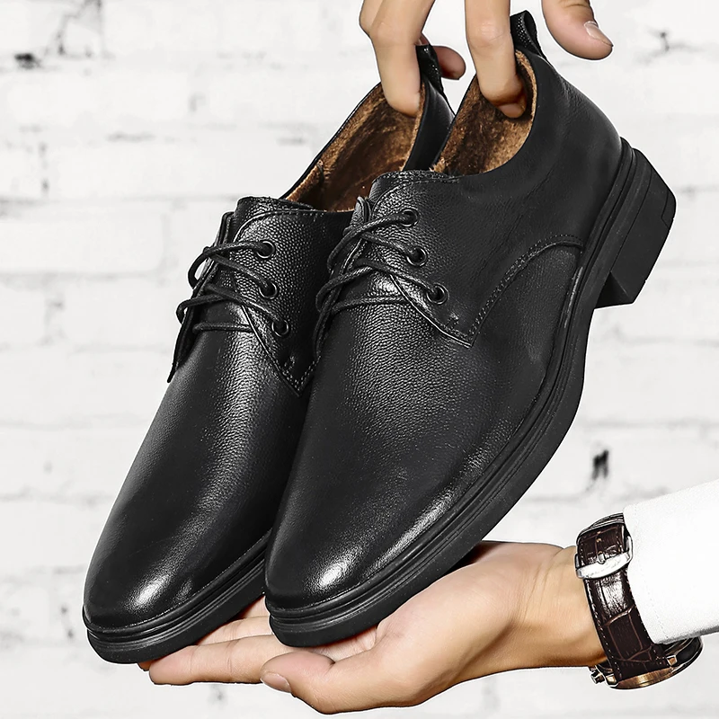 

Zapatos Cuero кожаные туфли-оксфорды человек Повседневное Для мужчин Бизнес с волнообразным краем; Zapatos De Cuero; Мужская официальная обувь на плоско...