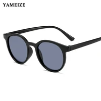 yameize trendy round sunglasses men women brand designer retro sun glasses vintage male female oculos gafas de sol uv400