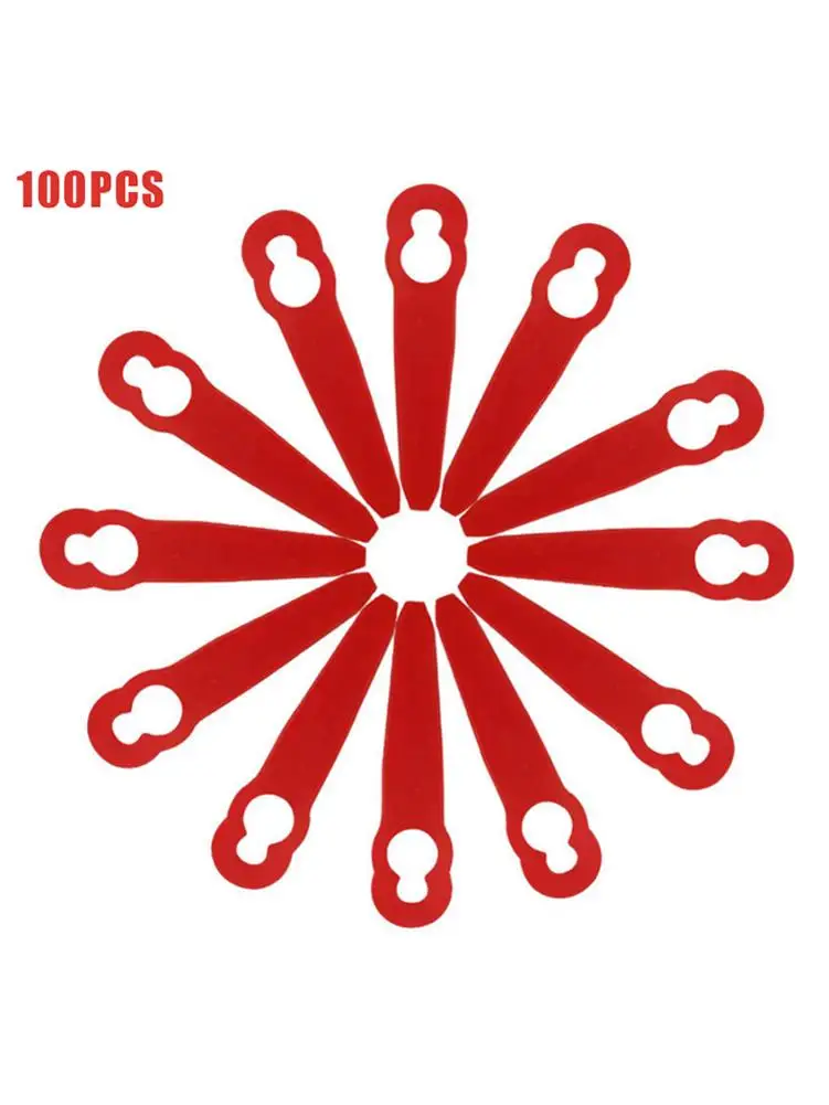 

PolyCut Trimmer Head Blades Plastic Replacement Cut Blade 2-2 100PCS Plastic Cutting Blade Key Gourd Shaped