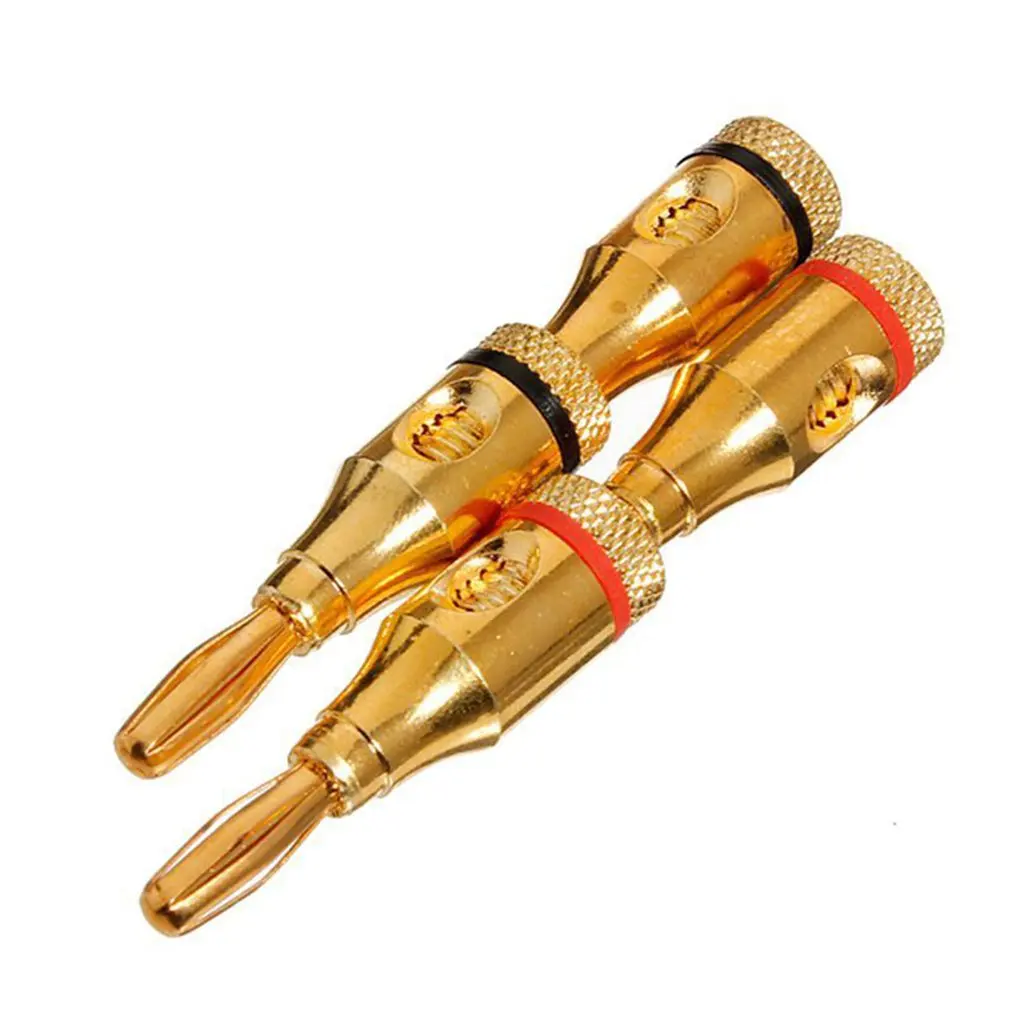 4 шт./компл. прочный мм музыкальный динамик разъем типа &quotбанан&quot аудио надежный