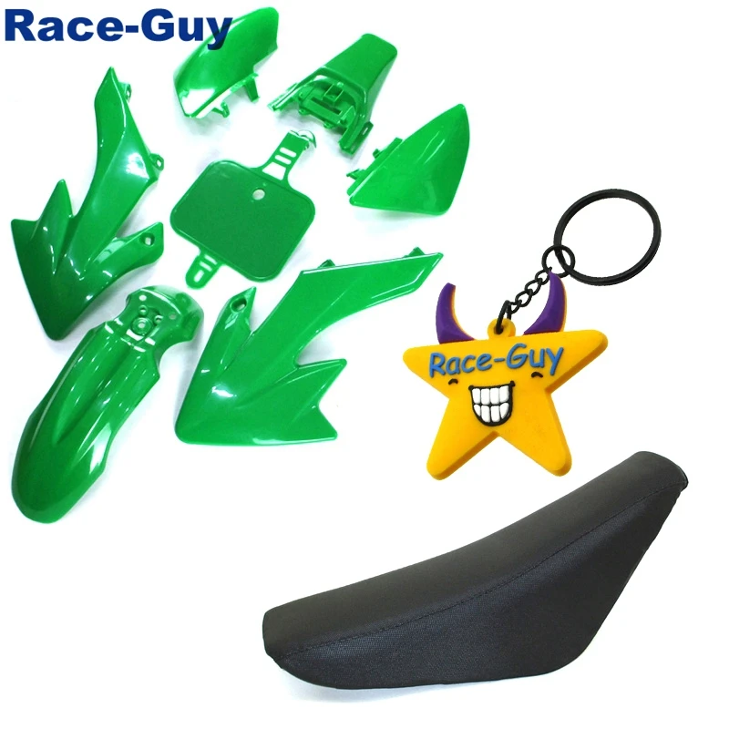 Пластиковые комплекты обтекателей + Высокое поролоновое сиденье для Honda CRF50 XR50