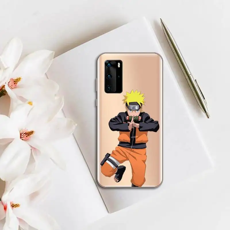 

Hokage Naruto Kakashi Anime Phone Case Transparent for huawei honor P 40 30 20 lite Pro 10 i 8 9 x p smart 2019