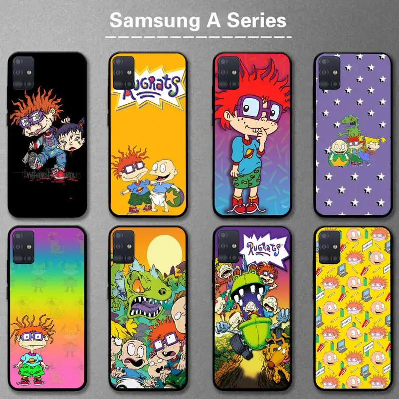 

Chuckie Finster reptar silicone Phone Case for Samsung A01 A02 A12 A11 A31 A91 A80 A21 A21S A31 A32 A20E A7 2017 5G Cover