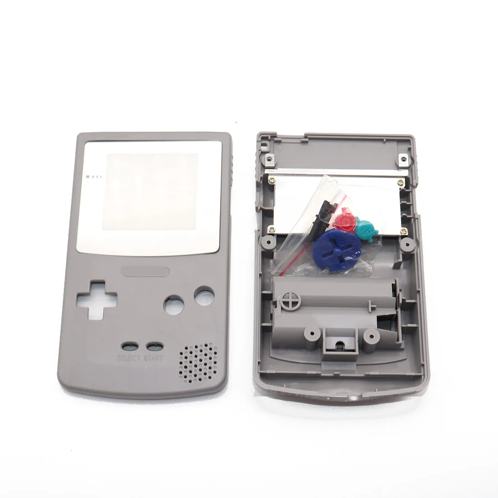 Серый чехол для GBC Сменный Чехол игровой консоли Gameboy Color полный корпус|Чехлы| |
