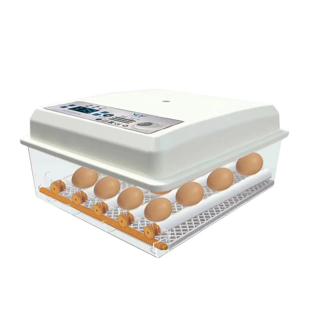 110V/220V Household 16 Eggs Incubator Double Power Intelligent Automatic Egg Hatchers for Chicken Duck Goose Pigeon Bird Quail 12 eggs incubator automatic poultry incubator temperature control brooder automatic hatch farm chicken quail duck egg incubator