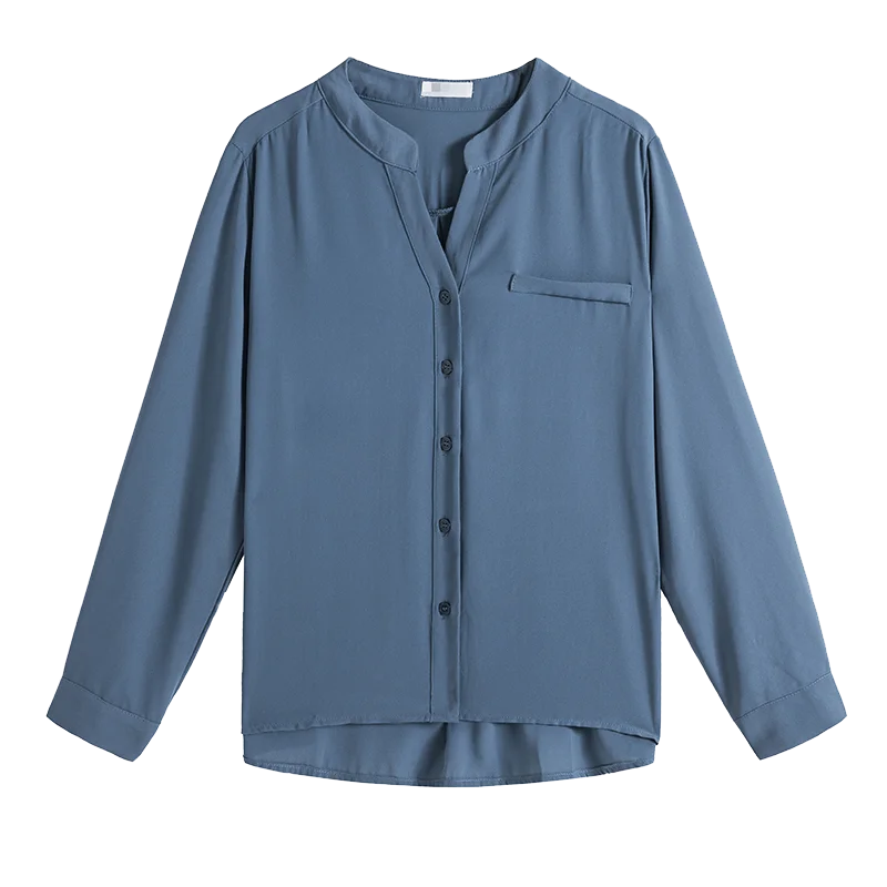 

2021 Autumn Solid Women Shirts Plus Size Chiffon Blouse Women Long Sleeve Casual Women Blouses Cardigan Womans Tops Blusas 10506