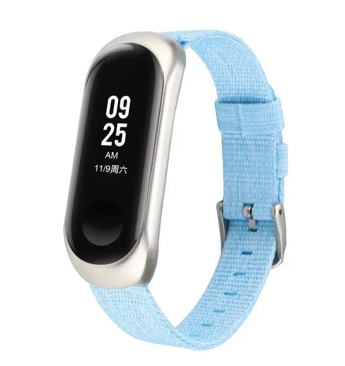 Ремешок нейлоновый для Xiaomi Mi Band 6 3 4 5 сменный спортивный браслет с nfc - купить по