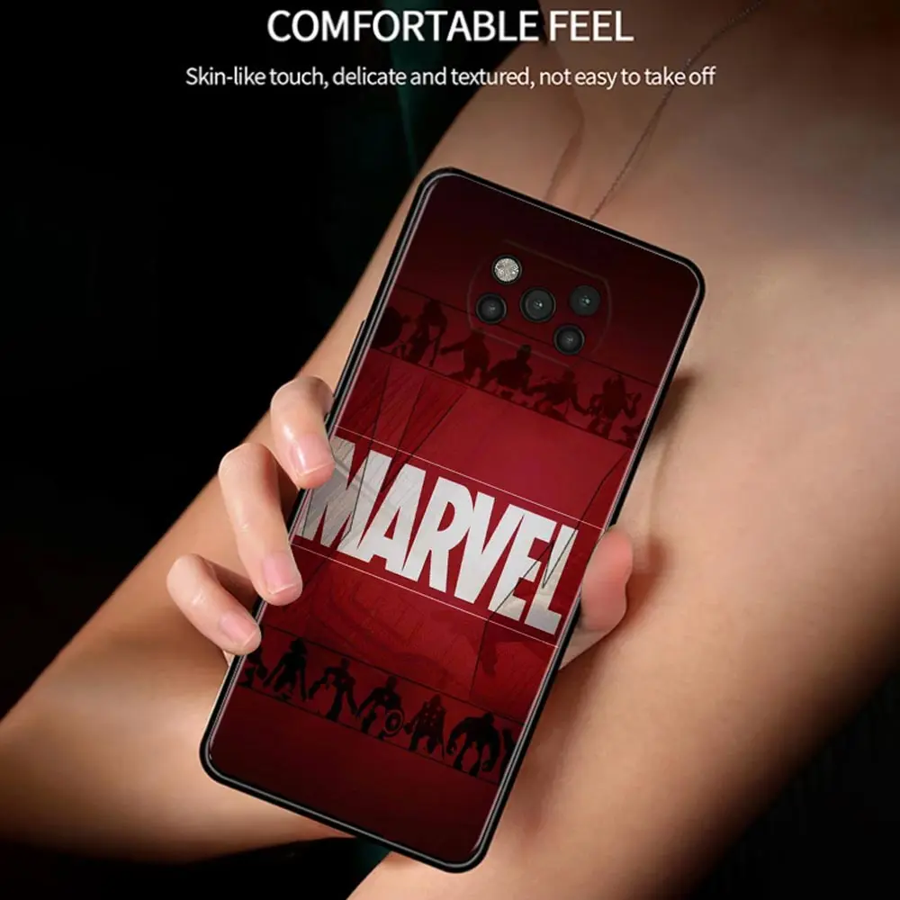 Marvel Avengers Endgame For Xiaomi POCO X3 M3 Pro X3 NFC X3 F3 GT F1 Cover for Mi Civi  11T 10T Pro 9T 11 Note 10 Lite Funda