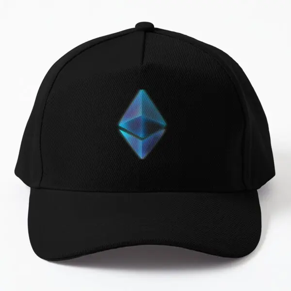 

Blue Crystal Ethereum Blue Glow Eth Baseball Cap Hat Summer Fish Czapka Bonnet Hip Hop Outdoor Black Casual Snapback Casquette