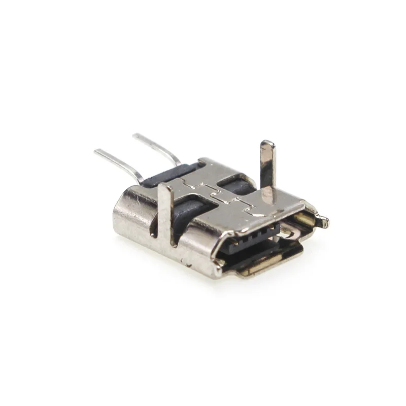 20 шт./лот USB гнездовой разъем 90 градусов DIP 2-Контактный USB-разъем пластиковый