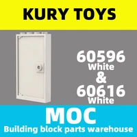 kury toys diy moc for 6059660616 building block parts for door frame 1 x 4 x 6 with two holes on top and bottom for door window