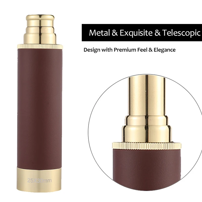 Телескопический Монокуляр HD Vision 25x30 астрономический телескоп для кемпинга наблюдения за луной пиратами