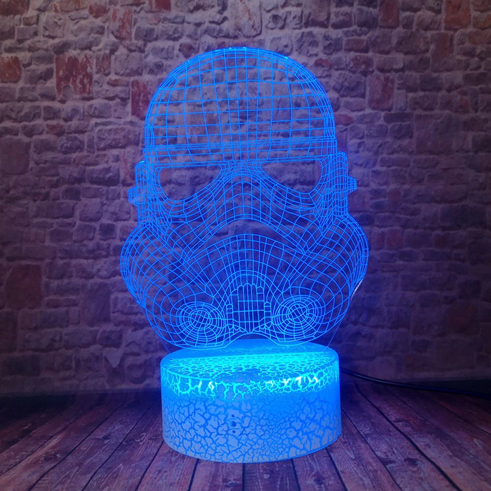 Звездные войны развязанная фигурка 3D Taibu Bai Bing Белый воин клон солдат умная