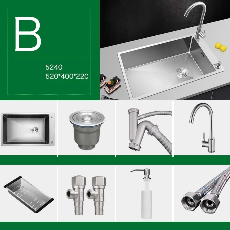 Куба Para Lavandino Waschbecken Inoxidable Lavello Spoelbak Кухня умывальник Fregadero De Cocina Pia Cozinha Dishwash