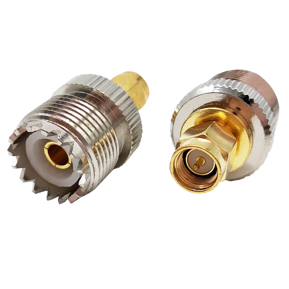 Female To SMA Male Converter Portable Adapter SO-239 Connector RF Coax Durable |