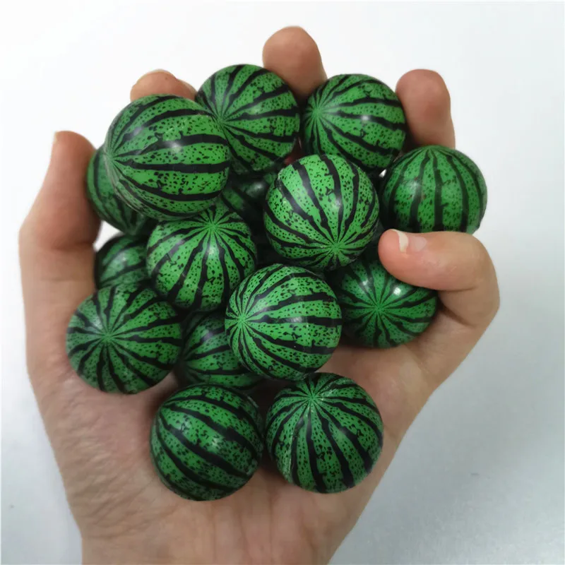

20pcs/set Children Toy watermelon Bouncing Balls Rubber Outdoor Bath Toys Child Sports Games Elastic Juggling Jumping Balls